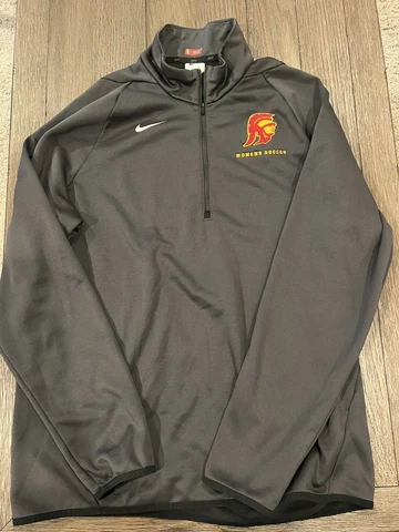 Womens Nike USC Trojans team Issued Soccer Jacket Pullover Large Cover