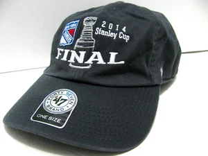 New York Rangers NHL Hockey Hat Cap 2014 Stanley Cup Champions Adjustable - Picture 1 of 5