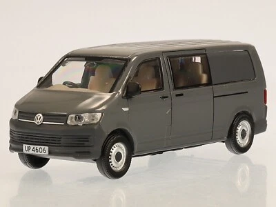 VW T6 Transporter furgone Teilglas grigio modello di auto 65080 tiny-ATC 1:64 - Immagine 1 di 4