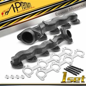 2x L & R Exhaust Manifold w/ Gasket Kit for Ford F-150 F-250 Lincoln Navigator - Picture 1 of 8