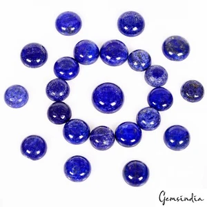Gemas sueltas redondas para joyería 370 quilates/23 piezas oro natural pirita azul lapislázuli - Imagen 1 de 5