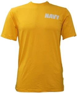 New Balance U.S. Navy Women's Gold PT Short Sleeve T-shirt Moisture Wicking - Picture 1 of 4