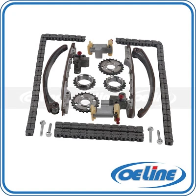 Timing Chain Kit for 97-01 Jaguar S-type XJ8 XJR XK8 XKR Vanden Plas 4.0L DOHC - Image 1 of 4
