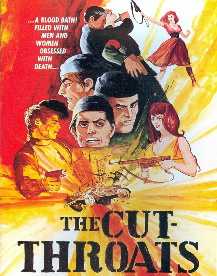 🪖THE CUT THROATS Vinegar Syndrome OOP Uschi Digard Digart WWII MILITARY SLEAZE - Image 1 of 1