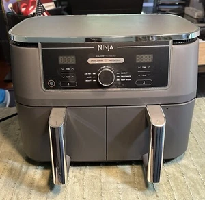 Ninja Foodi 6 in1 10qt XL 2 Basket Air Fryer DualZone Technology AD350C0 - Grey - Picture 1 of 19