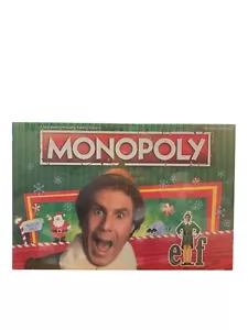ELF MONOPOLY Spiel Alter 8+ 2-6 Spieler 60+ Minuten Factory Sealed Neu Will Ferrell - Bild 1 von 5