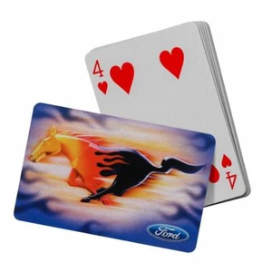 Mustang Playing Cards - Flaming Running Horse * Rare Collectible * Free US Ship! - Picture 1 of 3
