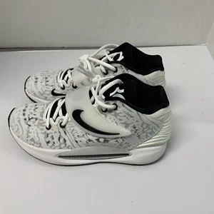 Nike KD 14 TB White DM5040 100 Size 7.5 Black Basketball Kevin Durant Suns - Picture 1 of 6