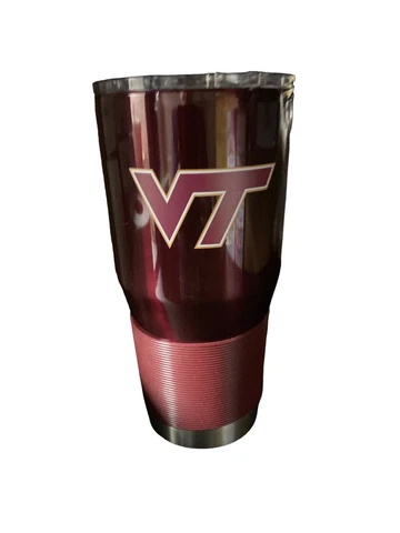 Virginia Tech Hokies Tumbler 30 oz. Stainless Steel Insulated Ultra Travel Cover
