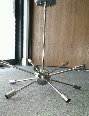 Araña Sputnik cromada 10 brazos  Foto 1 de 2