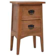 Bedside Cabinet Solid Fir Wood 40x29x68  Brown S0Y7