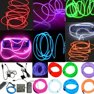 Car Interior Atmosphere Wire Auto Strip Light LED Decor Lamp Accessories - Picture 1 of 29