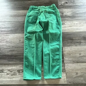 Vintage 80s Gitano Women’s Size 28” High Waist Mom Jeans Mint Green Denim Short - Picture 1 of 15