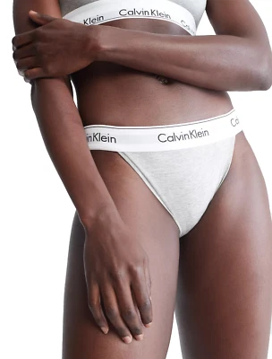 NWT Calvin Klein Size (X-LARGE) Modern Cotton High Leg Tanga QF4977-020 - Image 1 of 4