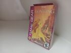 NEW factory sealed Disney's LION KING game for Sega Game Gear W/Creased Box #K34