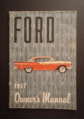 Ford 1957 original manual del propietario Fordomatic Fairlane Ranchero Foto 1 de 4