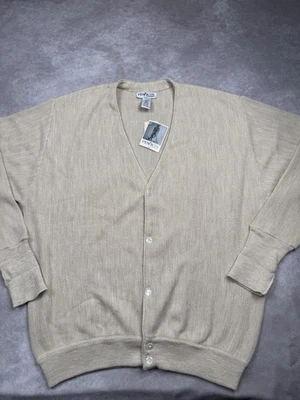 VTG Penguin Sport Sweater Mens XL Button Front Cardi Knit NWT Classic Pullover - Image 1 of 4