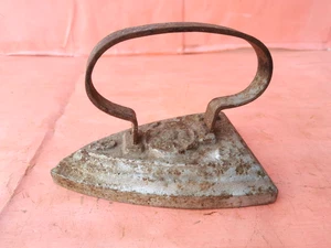 ANTIKES GUSSEISEN FLACHEISEN VORELEKTRISCH, HERDBEHEIZT - VINTAGE SCHWERE KLEIDUNG - Bild 1 von 21