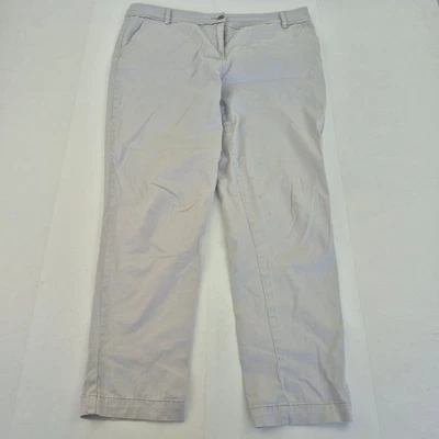 Pantalones chinos informales RJR JOHN ROCHA 16 grises de mezcla de algodón pa... - Imagen 1 de 4