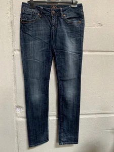 Mavi Damen Jeans Lindy Low Rise, Skinny Dunkelblau W27 L32 - Picture 1 of 4