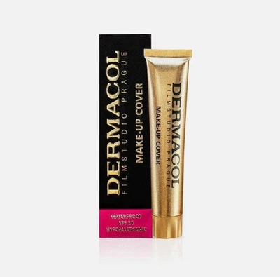 Dermacol Maquillaje Cubierta Líquida Mate Base Impermeable SPF30 Corrector 30g y Foto 1 de 2