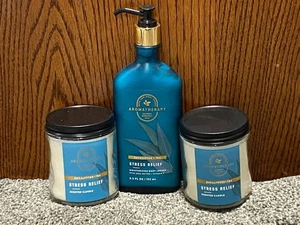 G5 {Neu 3er Set} STRESSABBAU Eukalyptus & Tee Aromatherapie BAD & KÖRPERARBEIT - Bild 1 von 2