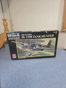 Vintage 1994 AMT Henschel Hs 129B Tank Hunter Plane 1:48 Partially Assembled. - Picture 1 of 18