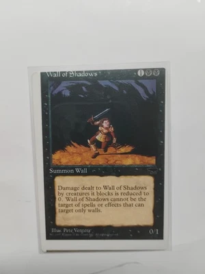 Magic the Gathering Chronicles 1995 Wall of Shadows *Miscut* - Image 1 of 2