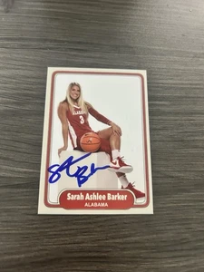 Sarah Ashlee Barker signierte LA Sparks Alabama Karte WNBA Rookie Autogramm - Bild 1 von 2