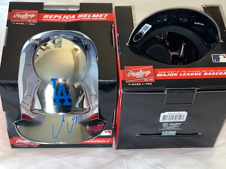 Mike Sirota Dodgers Signed CHROME Mini Helmet Beckett Witness Hologram - - Image 1 of 1