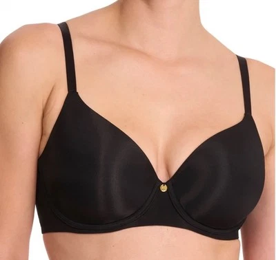 NATORI 731338 Cloud Comfort Back Smoothing T-Shirt Bra Black New Size 34C - Image 1 of 4