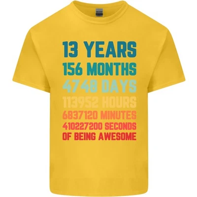 13th Birthday 13 Year Old Kids T-Shirt Childrens Foto 1 de 4
