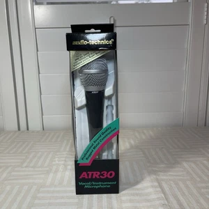 AudioTechnica ATR-30 Instrumento Vocal Cable Dinámico Micrófono Profesional - Imagen 1 de 4