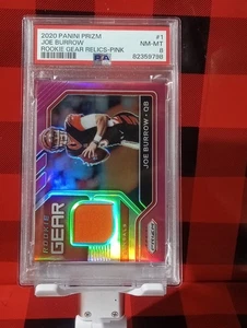 20/20 PANINI PRIZM JOE BARROW ROOKIE GEAR PATCH CARD PINK PSA 8 ๐ฅ๐ฅ๐ฅ(RB25) - Picture 1 of 8