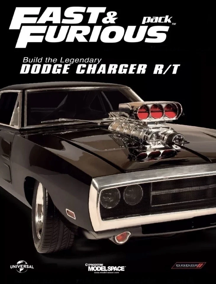FANHOME 1:8 CONSTRUA SEU PRÓPRIO CARREGADOR DODGE R/T THE FAST AND FURIOUS CAR ISSUE 110 - Imagem 1 de 1