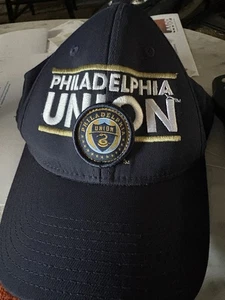 Philadelphia Union Black Hat S/M size  Adidas Embroidered on back - Picture 1 of 11