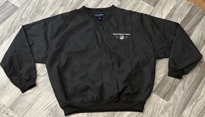 Disney’s Magical Express Port Authority Windbreaker Jacket Pullover BLACK Large - Image 1 of 4