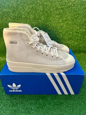 Men's Adidas Nizza 2 LEA High Casual Shoe / Chalk Off White  / GX6310 / Size 11 - Image 1 of 4