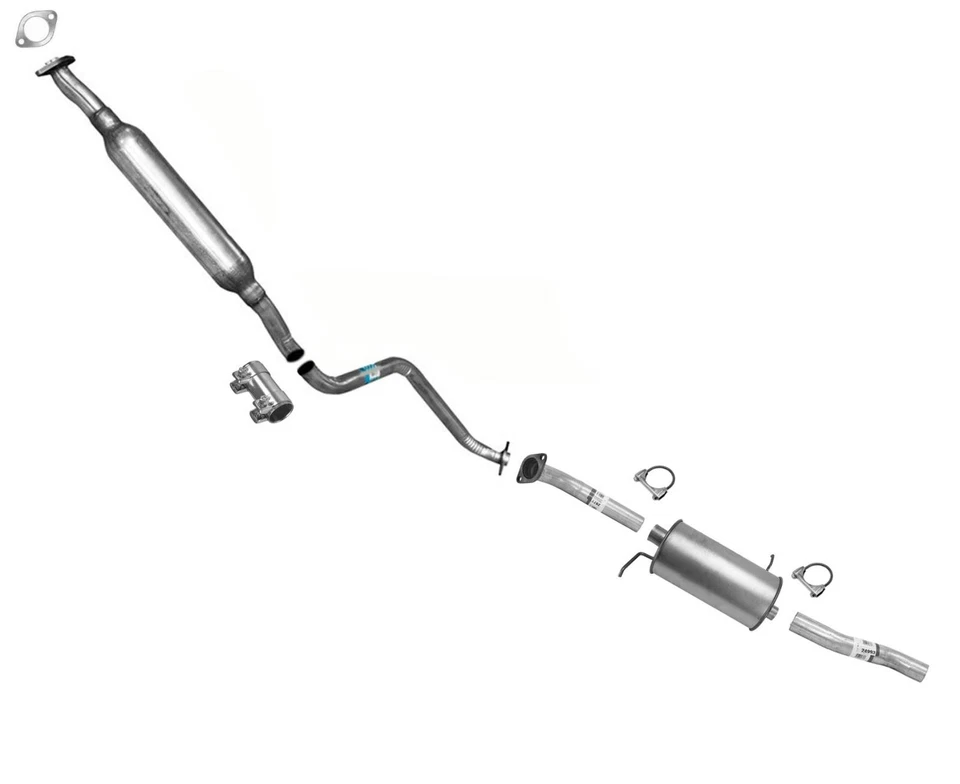 Se adapta a Mazda Protege 2001-2003 2,0 L 4 puertas sistema silenciador tubo Foto 1 de 4