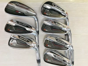 TaylorMade RSi 1 Iron Set 5I - 9I PW AW 7 Clubs KBS C-TAPER 90 Flex S Used - Picture 1 of 12