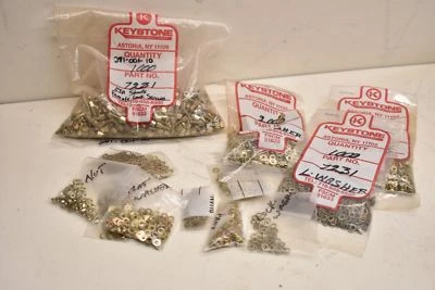 Keystone 7231 1.000 tornillos de bloqueo hexagonales hembra + varias cantidades de arandelas, tuercas... Foto 1 de 4