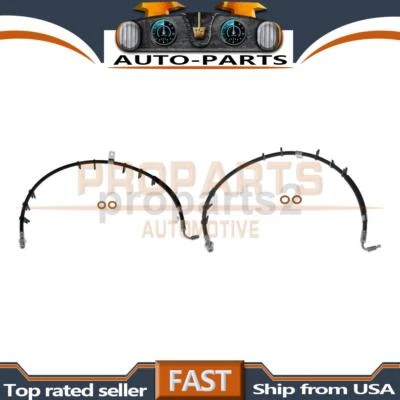 For Workhorse W22 8.1L 2001-2009 2x Hydraulic Brake Hose Rear Kit - Image 1 of 4