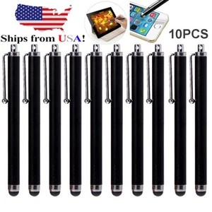 10x Universal Touch Screen Pen Metal Stylus For iPhone 5 6S 7 iPad Samsung Phone - Picture 1 of 4