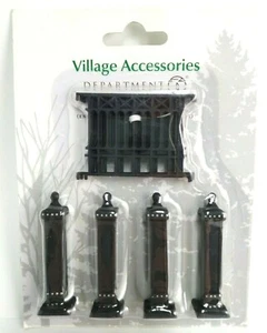 Dept. 56 City Fence 2012 Retirado Juego de 7 Piezas Nuevo en Paquete 809011 - Imagen 1 de 8