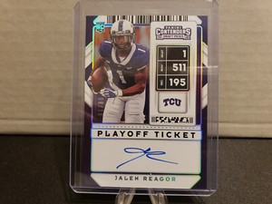 2020 Contenders Draft Picks Jalen Reagor ON CARD Auto PLAYOFF Ticket 08/18