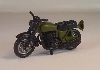 Matchbox Superfast Nr. 18 Motorrad Hondarora olivgrün aus TP 11 Militär 2 #095 - Bild 1 von 3