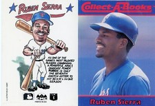 Ruben 1990 Collect-a-Books Major League Baseball Texas Rangers