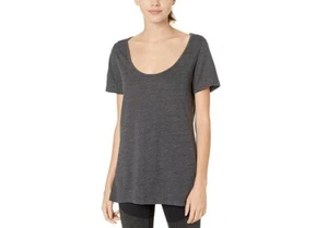 Soffe Women's Tri Blend Short Sleeve Scoop Neck Tee; Med; Grey; AF2273 *NEW*  - Picture 1 of 3