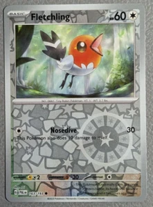 Fletchling Reverse Holo NM PAL 163/193 Paldea Evolved Pokemon Card - Picture 1 of 1