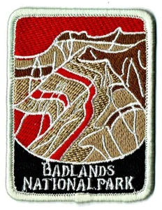 Badlands National Park NP Embroidered Iron-on Patch South Dakota SD Best Friend - Picture 1 of 2